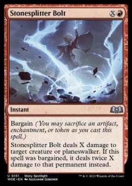 Stonesplitter Bolt - Stonesplitter Bolt - [WOE] [NM] [Foil]