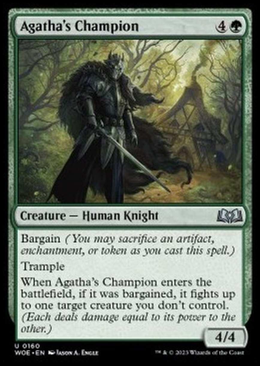 Agatha's Champion - Agatha's Champion - [WOE] [NM] [Foil]