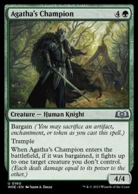 Agatha's Champion - Agatha's Champion - [WOE] [NM] [Foil]