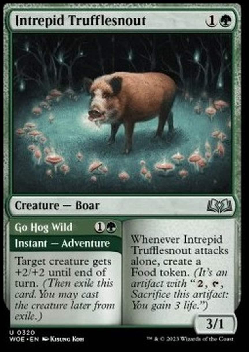 Intrepid Trufflesnout // Go Hog Wild - Intrepid Trufflesnout // Go Hog Wild - [XWOE] [NM] [Foil]