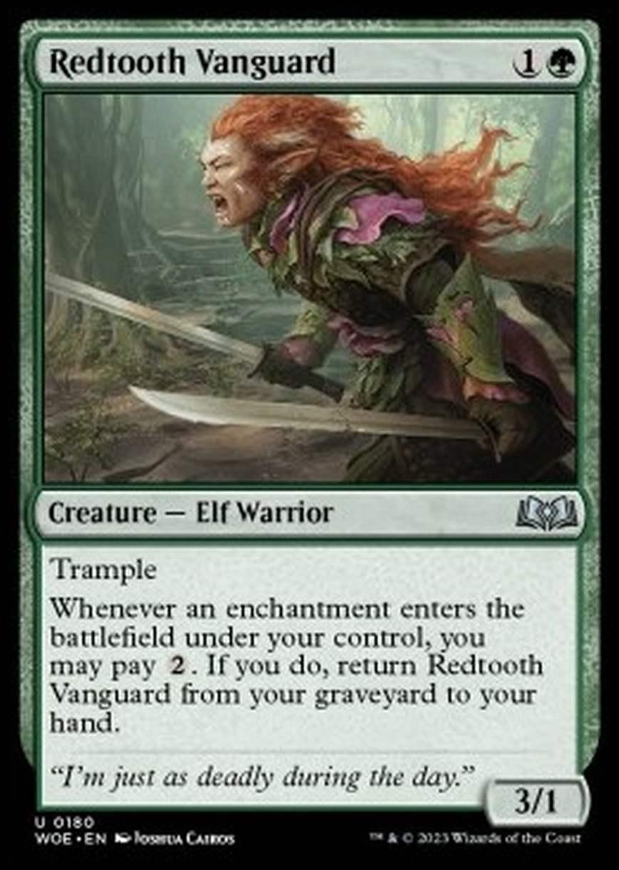 Redtooth Vanguard - Redtooth Vanguard - [WOE] [NM] [Foil]