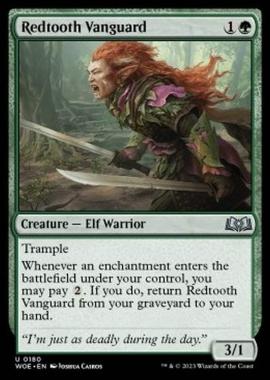 Redtooth Vanguard - Redtooth Vanguard - [WOE] [NM] [Foil]