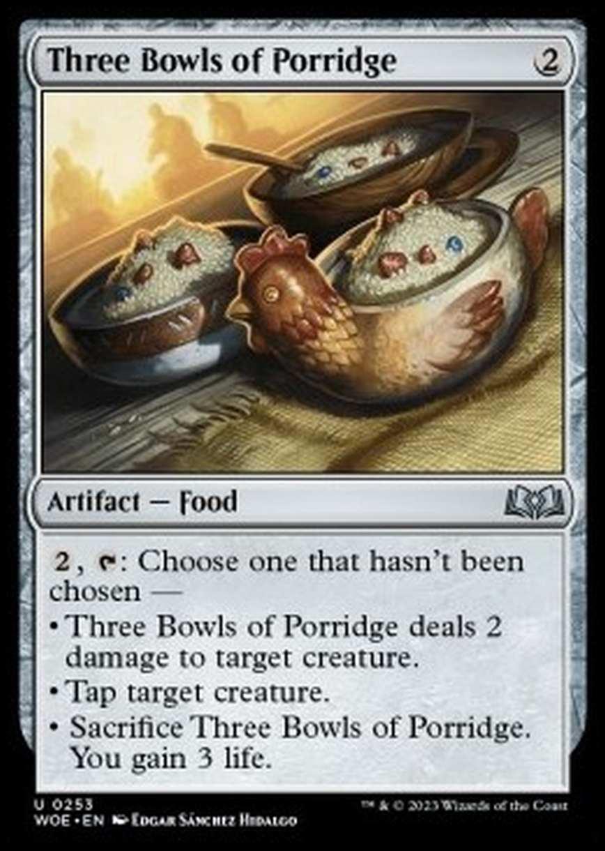 Three Bowls of Porridge - Three Bowls of Porridge - [WOE] [NM] [Foil]