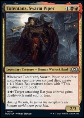 Totentanz, Swarm Piper - Totentanz, Swarm Piper - [WOE] [NM] [Foil]