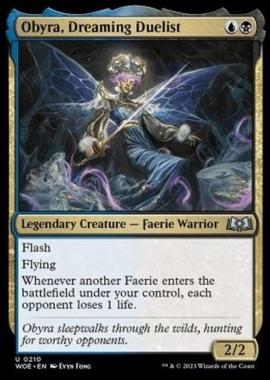 Obyra, Dreaming Duelist - Obyra, Dreaming Duelist - [WOE] [NM] [Foil]
