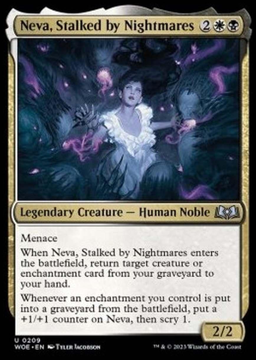 Neva, Stalked by Nightmares - Neva, Stalked by Nightmares - [WOE] [NM] [Foil]