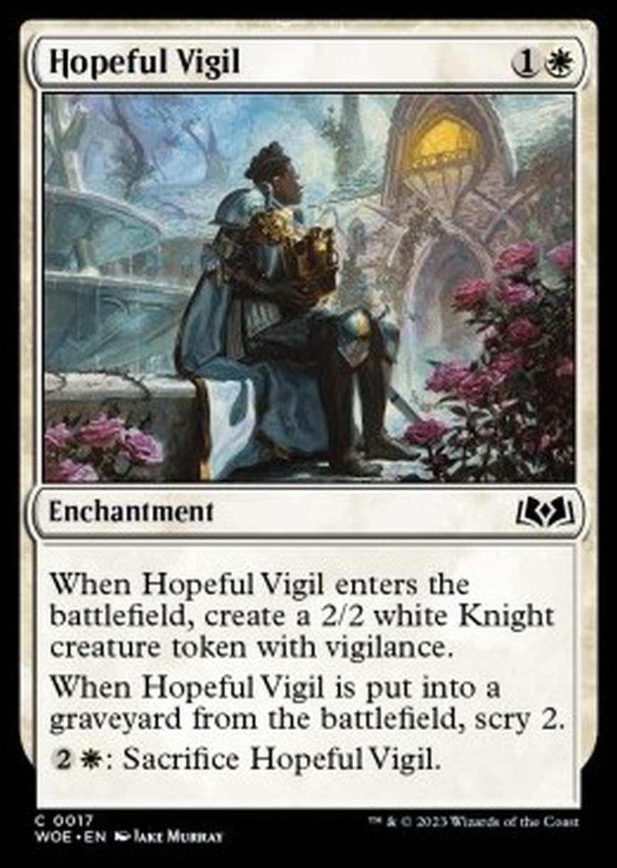 Hopeful Vigil - Hopeful Vigil - [WOE] [NM] [Foil]