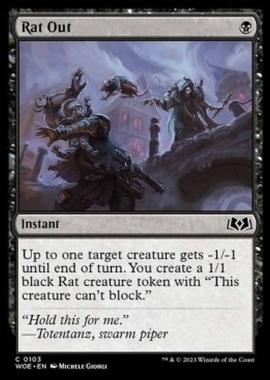 Rat Out - Rat Out - [WOE] [NM] [Foil]