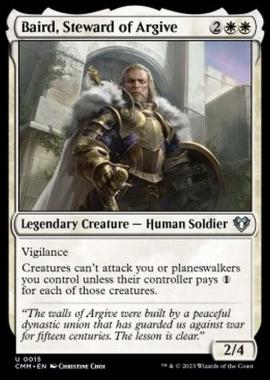 Baird, Steward of Argive - Baird, Steward of Argive - [CMM] [NM] [Foil]