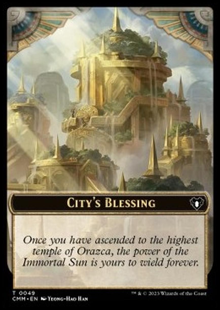 City's Blessing Token // Thrull Token (B 1/1) - City's Blessing Token // Thrull Token (B 1/1) - [XCMM] [NM]