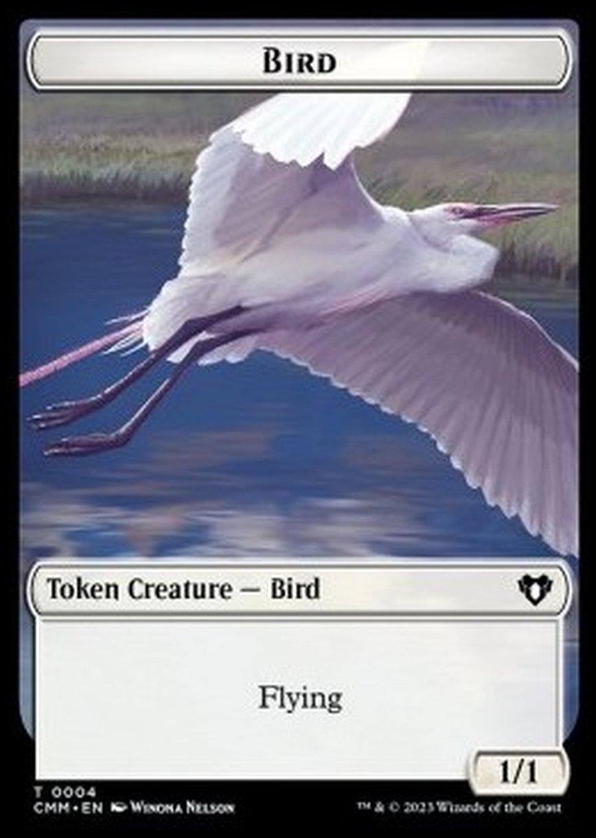 Bird Token (W 1/1) // Phyrexian Germ Token (B 0/0) - Bird Token (W 1/1) // Phyrexian Germ Token (B 0/0) - [XCMM] [NM]