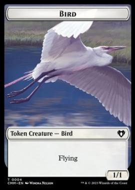 Bird Token (W 1/1) // Phyrexian Germ Token (B 0/0) - Bird Token (W 1/1) // Phyrexian Germ Token (B 0/0) - [XCMM] [NM]