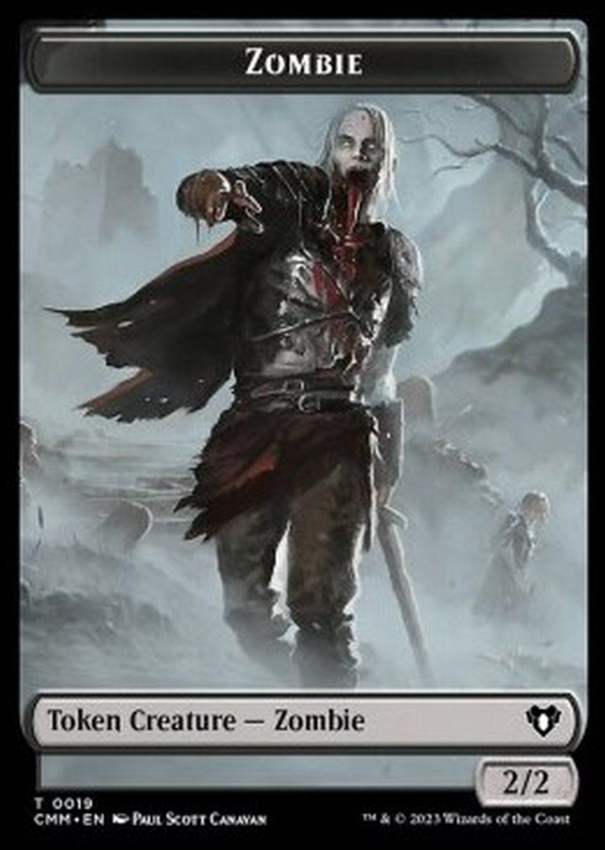 Zombie Token (B 2/2) // Stoneforged Blade Token - Zombie Token (B 2/2) // Stoneforged Blade Token - [XCMM] [NM]