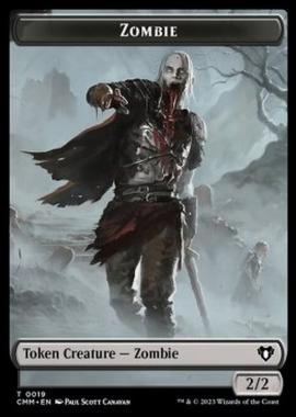 Zombie Token (B 2/2) // Stoneforged Blade Token - Zombie Token (B 2/2) // Stoneforged Blade Token - [XCMM] [NM]
