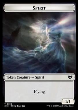 Spirit Token (W 1/1) // Rat Token (B 1/1) - Spirit Token (W 1/1) // Rat Token (B 1/1) - [XCMM] [NM]