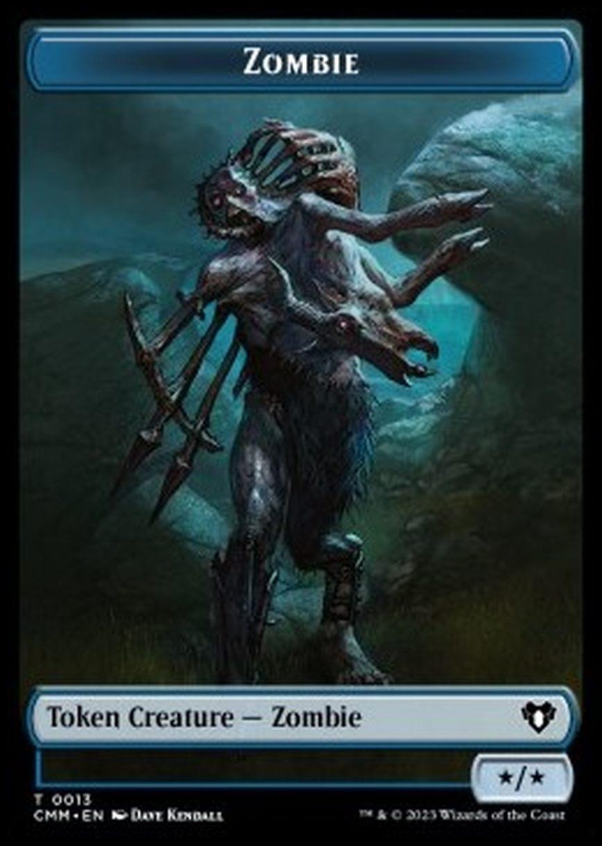 Zombie Token (U */*) // Soldier Token (W 1/1) - Zombie Token (U */*) // Soldier Token (W 1/1) - [XCMM] [NM]