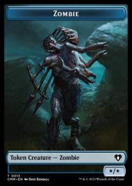 Zombie Token (U */*) // Soldier Token (W 1/1) - Zombie Token (U */*) // Soldier Token (W 1/1) - [XCMM] [NM]