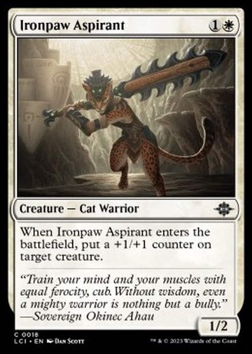 Ironpaw Aspirant - Ironpaw Aspirant - [LCI] [NM] [Foil]