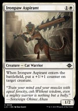 Ironpaw Aspirant - Ironpaw Aspirant - [LCI] [NM] [Foil]