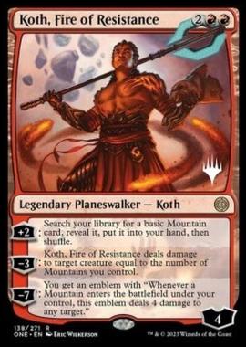 Koth, Fire of Resistance (V.2) - Koth, Fuoco della Resistenza (V.2) - [PONE] [NM]