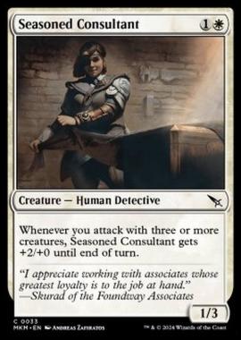 Seasoned Consultant - Seasoned Consultant - [MKM] [NM] [Foil]