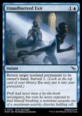 Unauthorized Exit - Unauthorized Exit - [MKM] [NM] [Foil]