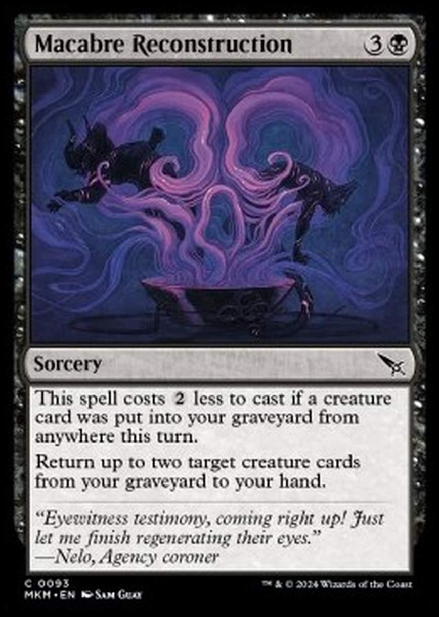 Macabre Reconstruction - Macabre Reconstruction - [MKM] [NM] [Foil]