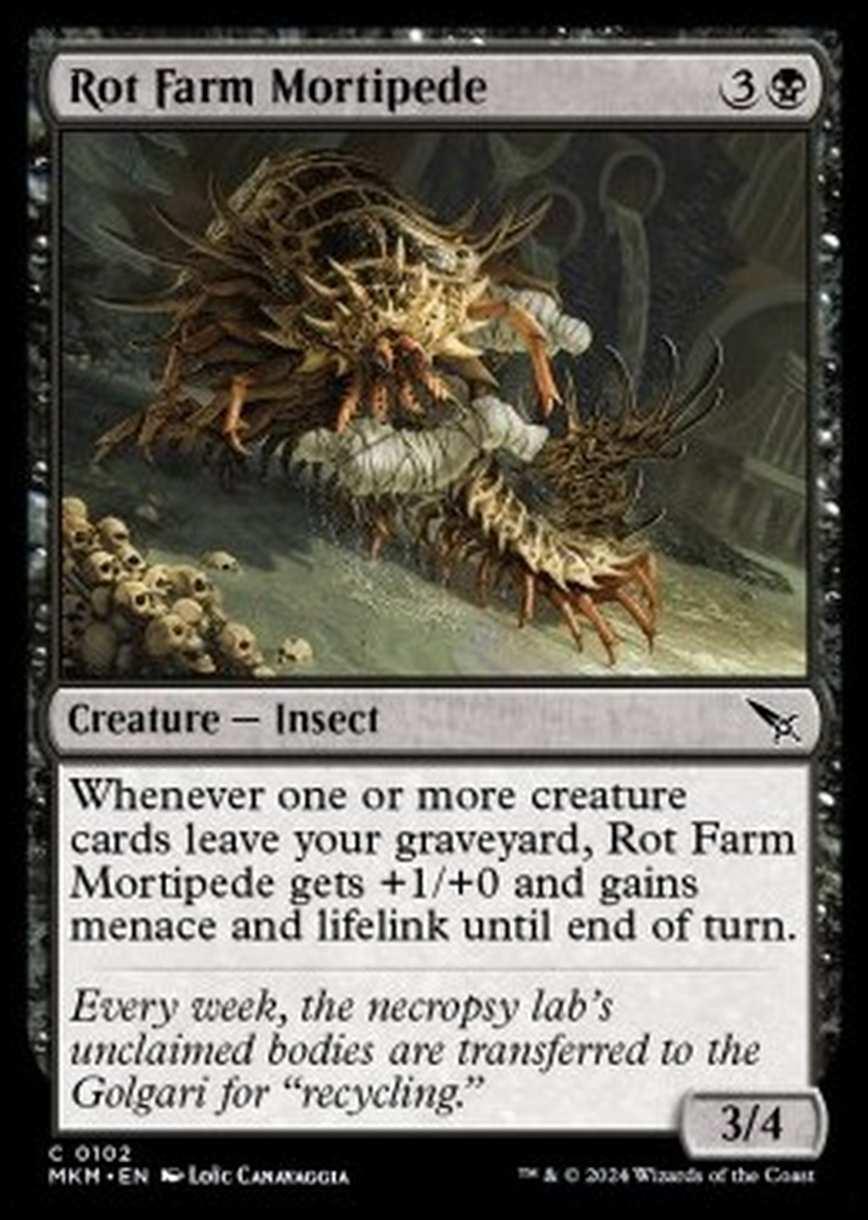 Rot Farm Mortipede - Rot Farm Mortipede - [MKM] [NM] [Foil]