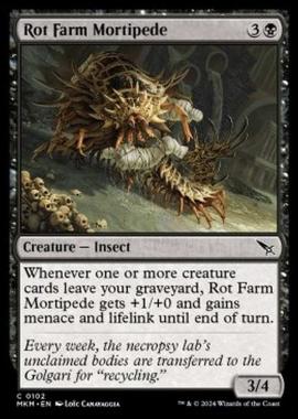 Rot Farm Mortipede - Rot Farm Mortipede - [MKM] [NM] [Foil]