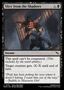 Slice from the Shadows - Slice from the Shadows - [MKM] [NM] [Foil]