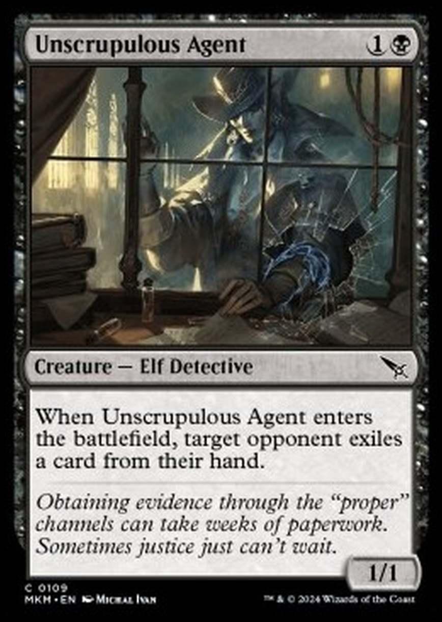 Unscrupulous Agent - Unscrupulous Agent - [MKM] [NM] [Foil]
