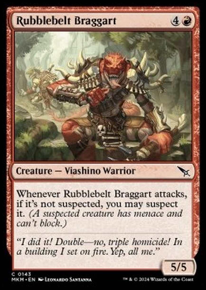 Rubblebelt Braggart - Rubblebelt Braggart - [MKM] [NM] [Foil]