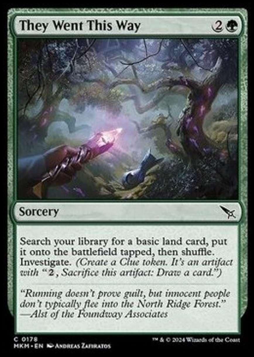 They Went This Way - They Went This Way - [MKM] [NM] [Foil]