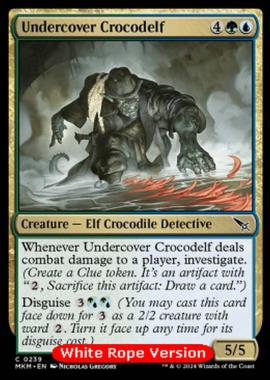 Undercover Crocodelf (V.1) - Undercover Crocodelf (V.1) - [MKM] [NM] [Foil]
