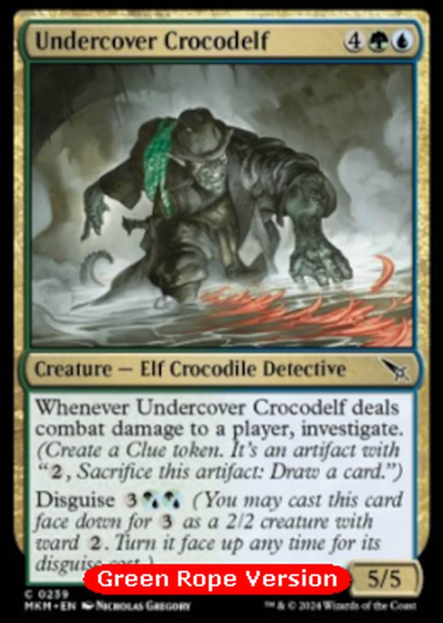 Undercover Crocodelf (V.2) - Undercover Crocodelf (V.2) - [MKM] [NM] [Foil]