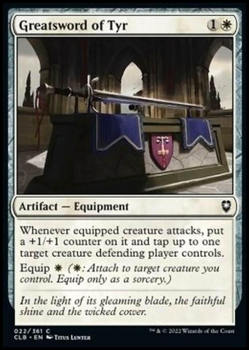 Greatsword of Tyr - Spadone di Tyr - [CLB] [NM]