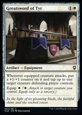 Greatsword of Tyr - Spadone di Tyr - [CLB] [NM]