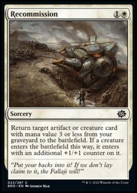 Recommission - Rimettere in Servizio - [BRO] [NM]