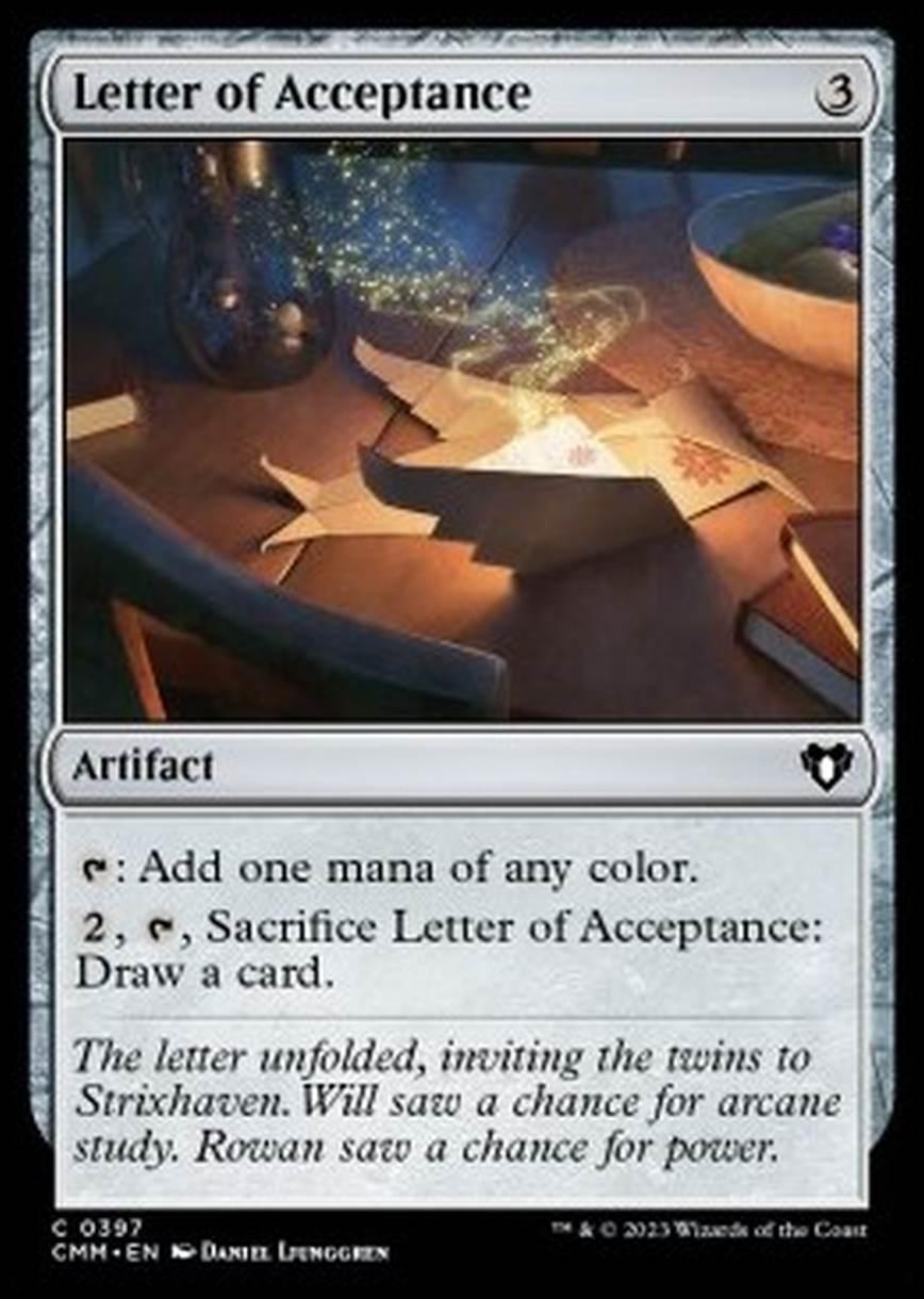 Letter of Acceptance - Letter of Acceptance - [CMM] [NM] [Foil]