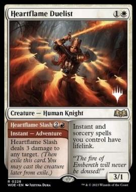 Heartflame Duelist // Heartflame Slash (V.2) - Duellante Cuor di Fiamma // Heartflame Slash (V.2) - [PWOE] [NM]