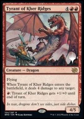 Tyrant of Kher Ridges (V.2) - Tiranno delle Creste di Kher (V.2) - [PBRO] [NM]