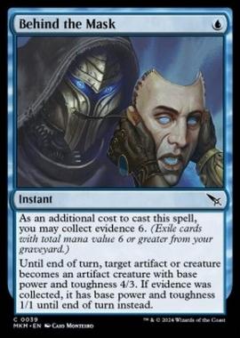 Behind the Mask - Behind the Mask - [MKM] [NM] [Foil]