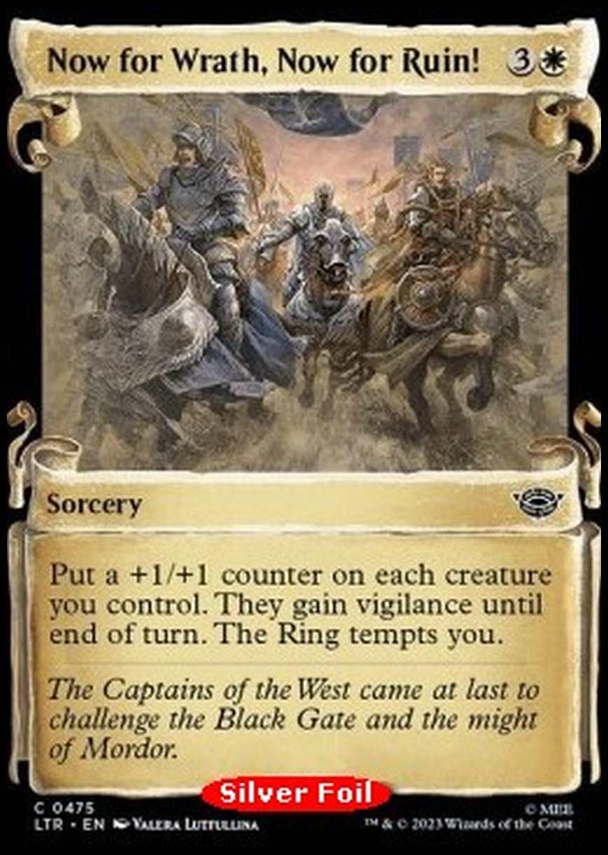 Now for Wrath, Now for Ruin! (V.2) - Now for Wrath, Now for Ruin! (V.2) - [LTRH] [NM] [Foil]