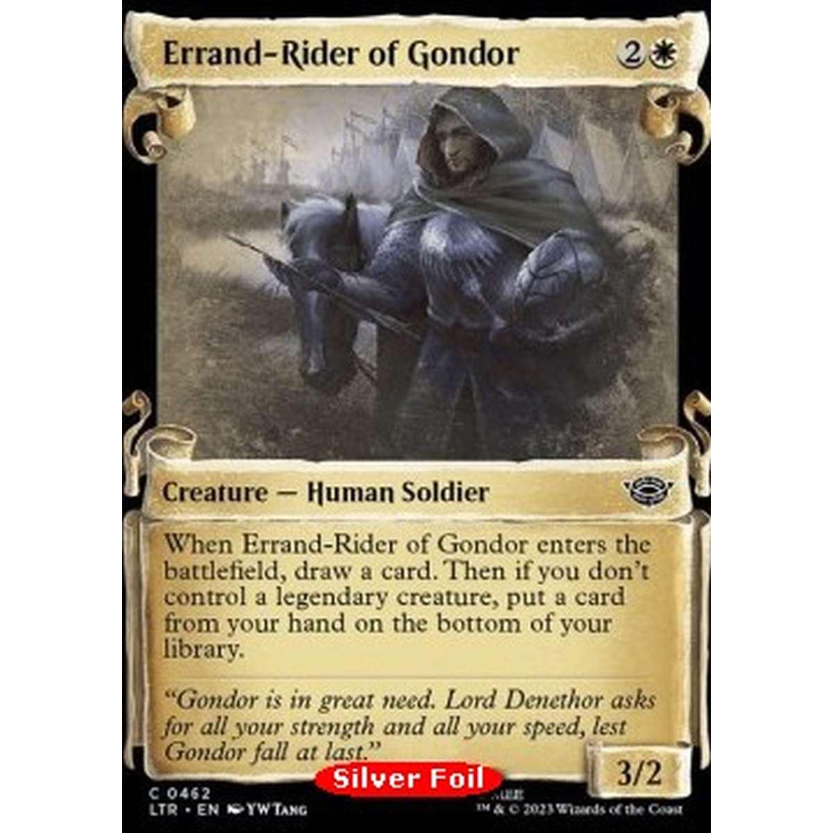 Errand-Rider of Gondor (V.2) - Errand-Rider of Gondor (V.2) - [LTRH] [NM] [Foil]