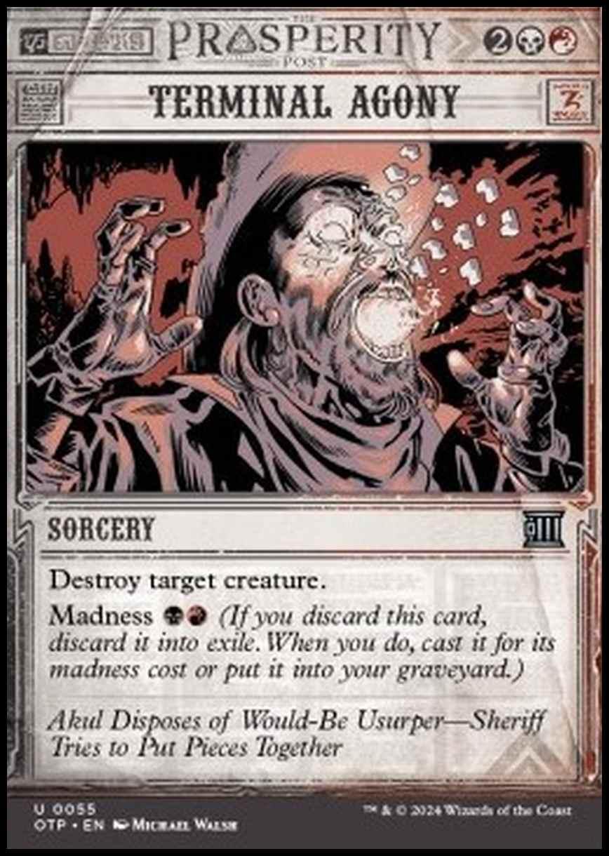Terminal Agony - Terminal Agony - [OTP] [NM] [Foil]