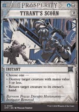 Tyrant's Scorn - Tyrant's Scorn - [OTP] [NM] [Foil]