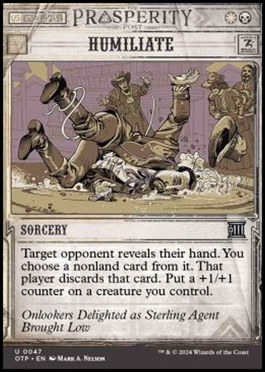 Humiliate - Humiliate - [OTP] [NM] [Foil]