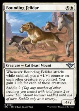 Bounding Felidar - Bounding Felidar - [OTJ] [NM] [Foil]