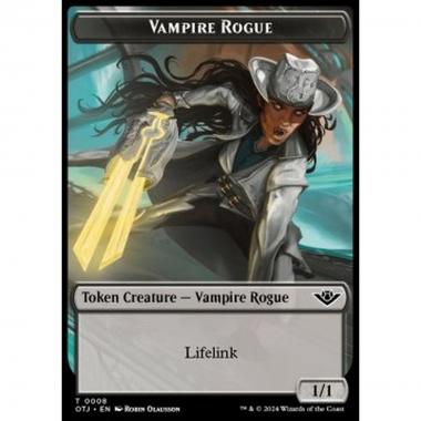 Vampire Rogue Token (Black 1/1) - Vampire Rogue Token (Black 1/1) - [TOTJ] [NM]