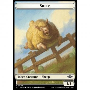 Sheep Token (White 1/1) - Sheep Token (White 1/1) - [TOTJ] [NM]